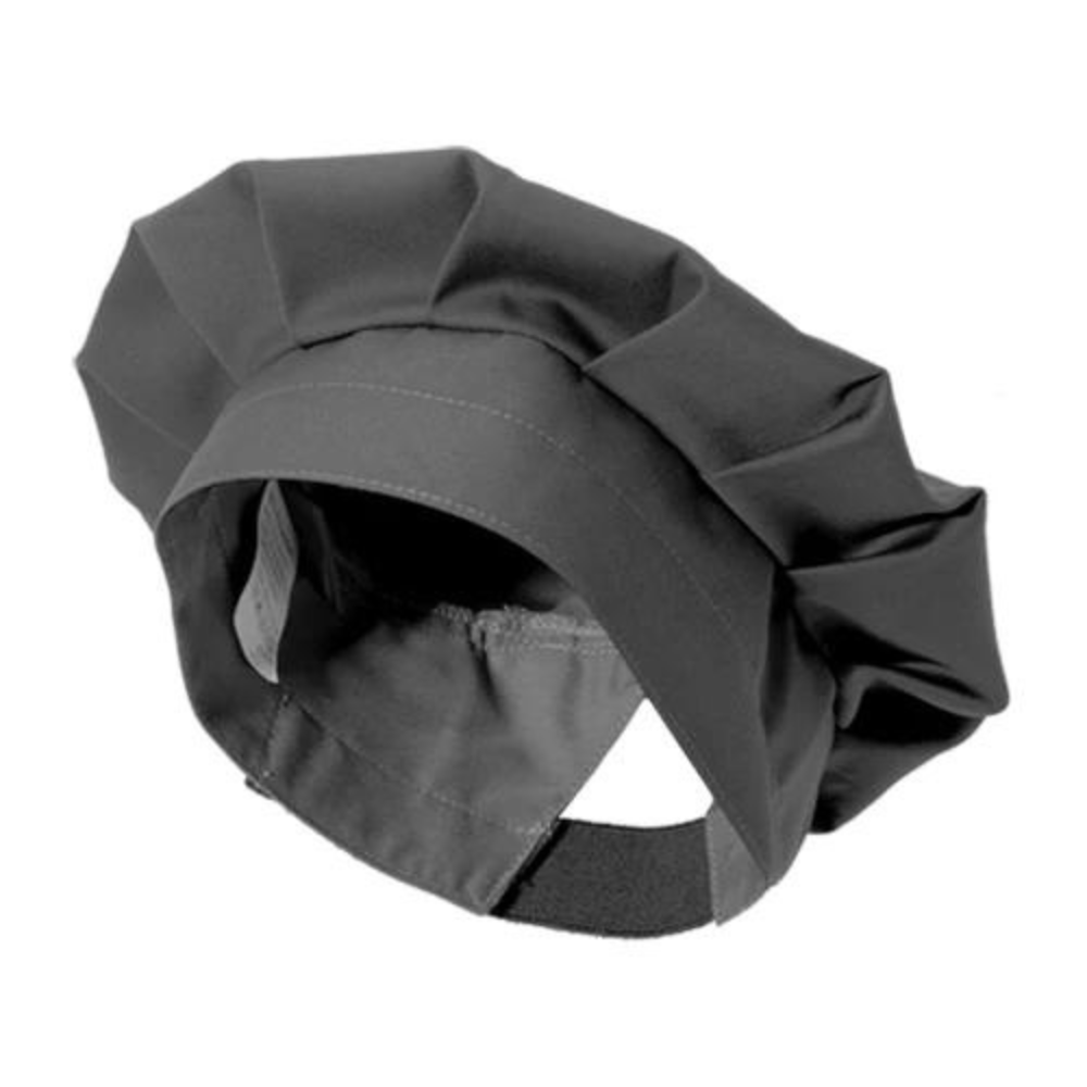 Toque de cuisine Romarin Noir - Clement Design - Toque cuisine - ROMARIN NOIR TU - La Guilde Culinaire