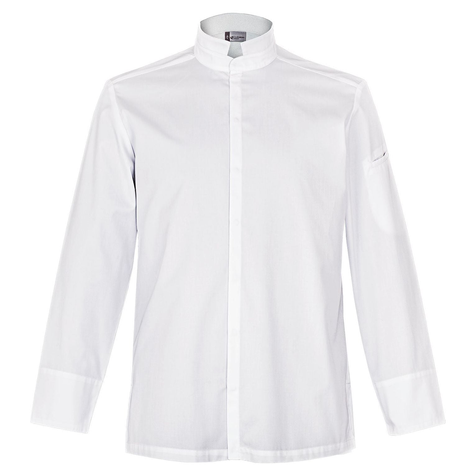 Veste de cuisine Addict * Blanc Longues T0 - UE. S-42/44 - U.S 34/35 - Clement Design - Veste cuisine homme - ADDICT BLANC ML T0 - La Guilde Culinaire