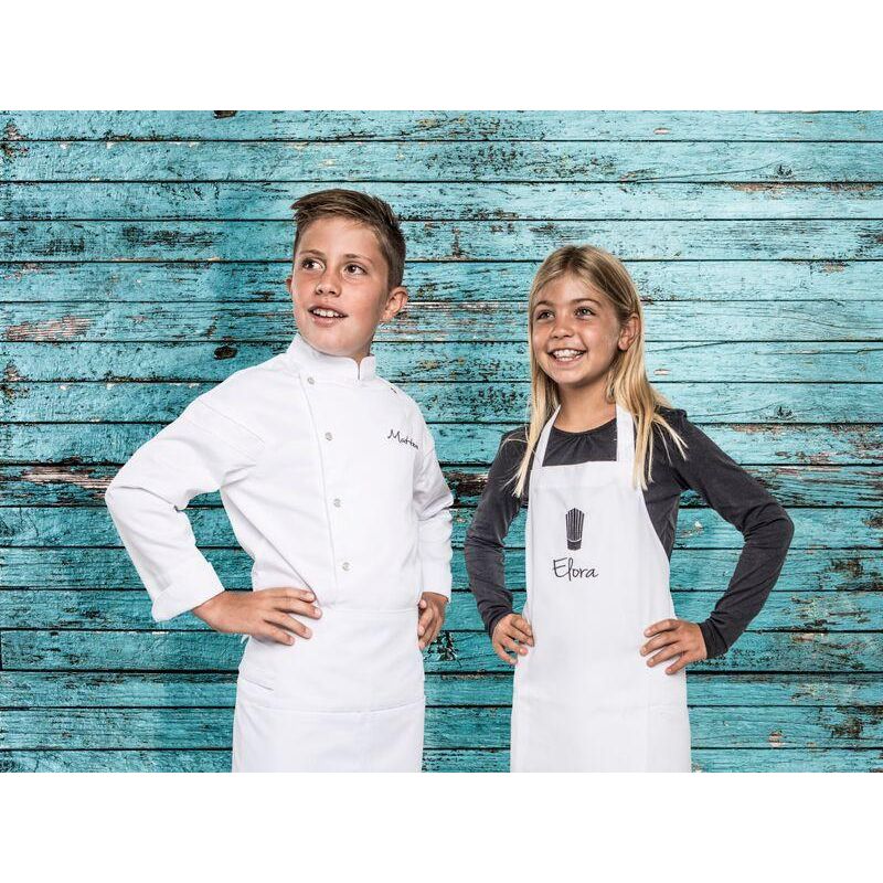 Veste de cuisine Malaga junior - Clement Design - Veste cuisine enfant - - La Guilde Culinaire