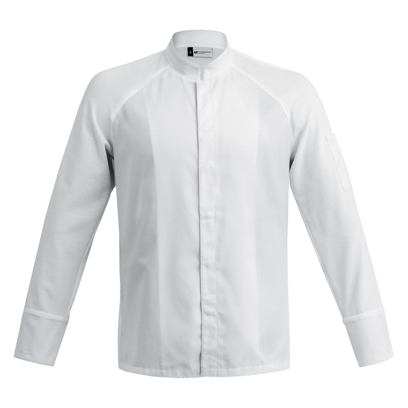 Veste de cuisine Forza Blanc Longues T0 - UE S-42/44 - US 34/35 - Clement Design - Veste cuisine homme - FORZA BLANC ML T0 - La Guilde Culinaire