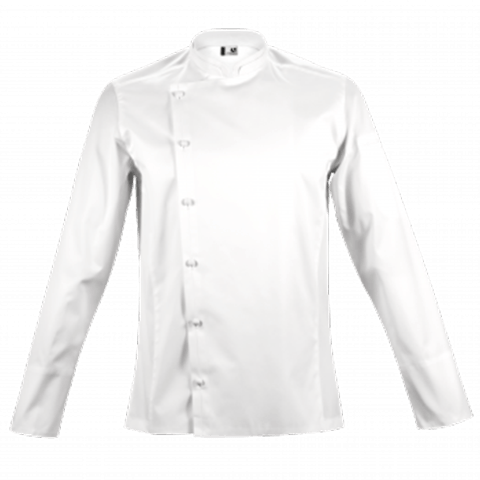 Veste de cuisine Légende * Blanc Longue 50 - Clement Design - Veste cuisine homme - LEGENDE BLANC ML T50 - La Guilde Culinaire
