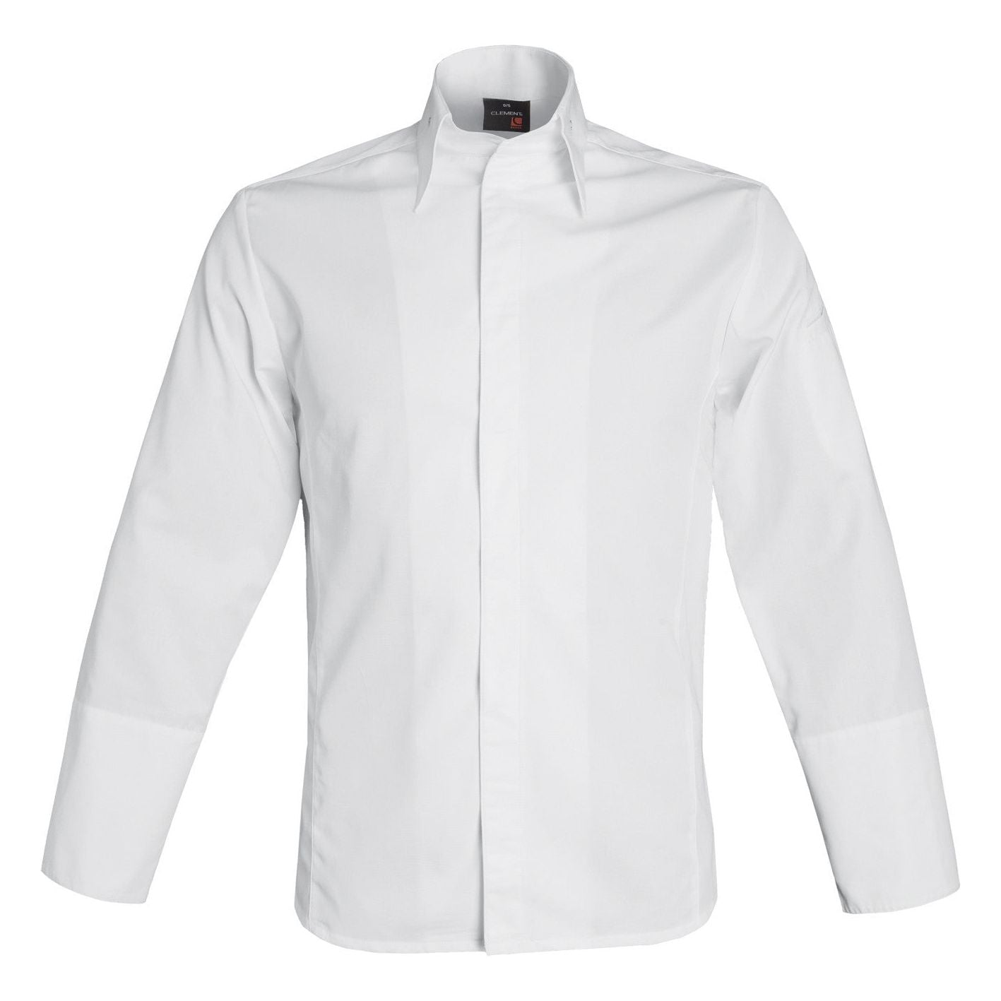 Veste de cuisine Milano Blanc Longues T00 - UE XS-40/42 - US 31/33 - Clement Design - Veste cuisine homme - MILANO BLANC ML T00 - La Guilde Culinaire