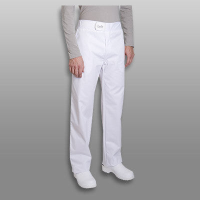 Pantalon de cuisine Sirocco Blanc T0 - US 26/28 EU 36/38 - Clement Design - Pantalon cuisine homme - SIROCCO BLANC T0 - La Guilde Culinaire