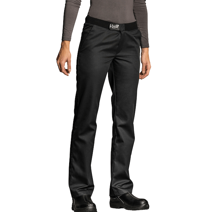 Pantalon de cuisine Venus T34 - US 26 Noir - Clement Design - Pantalon cuisine femme - VENUS NOIR T34 - La Guilde Culinaire