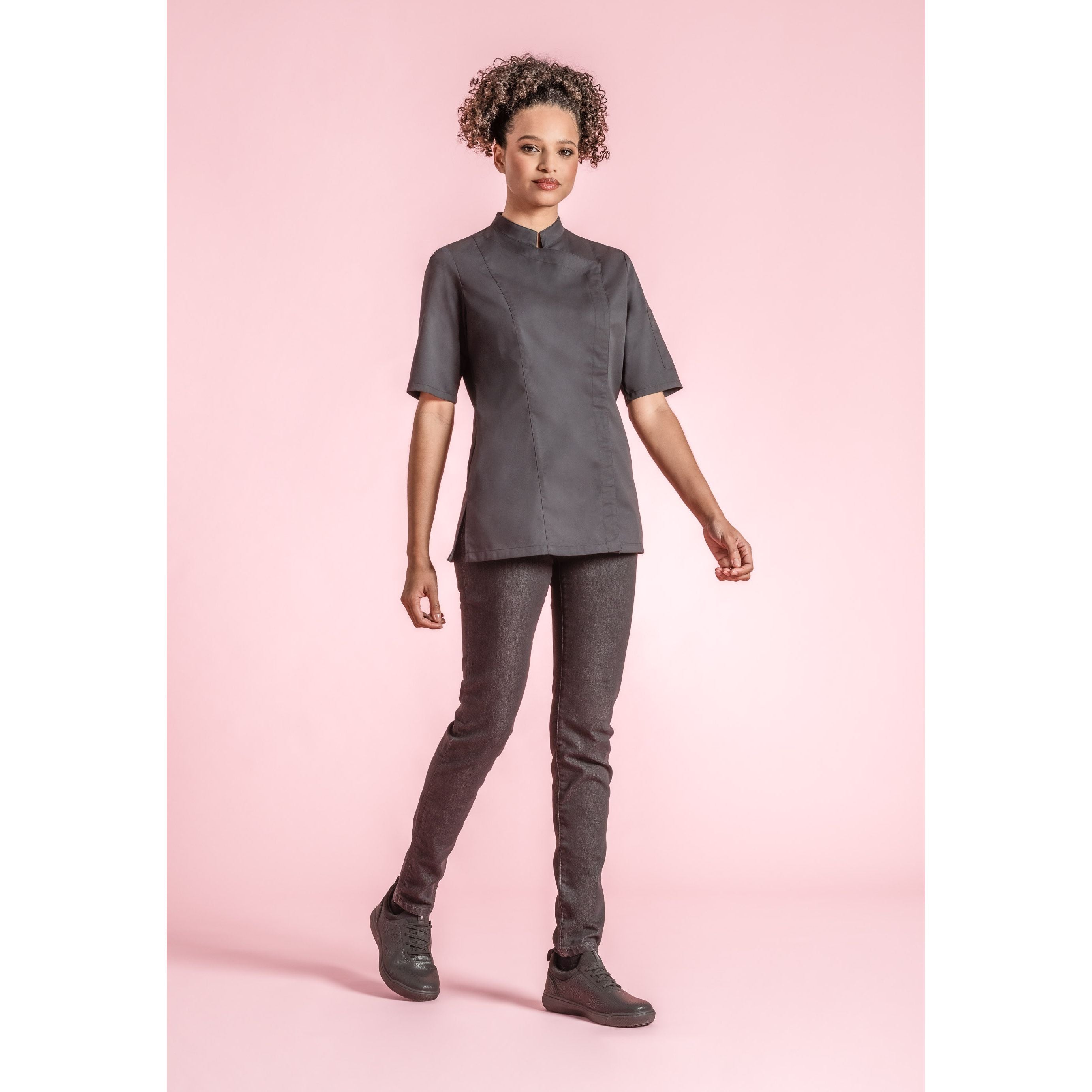 Veste de cuisine Leeds - Clement Design - Veste cuisine femme - - La Guilde Culinaire