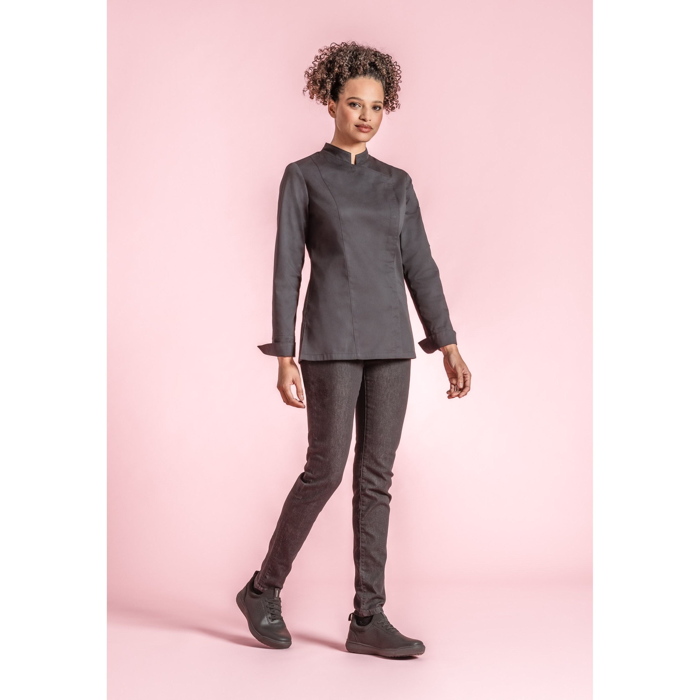 Veste de cuisine Leeds - Clement Design - Veste cuisine femme - - La Guilde Culinaire