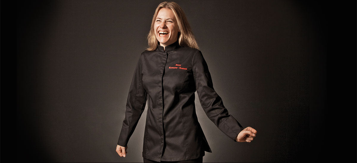 Sapporo * Veste cuisine femme Clement Design Noir Longues XXL-50/52-T4