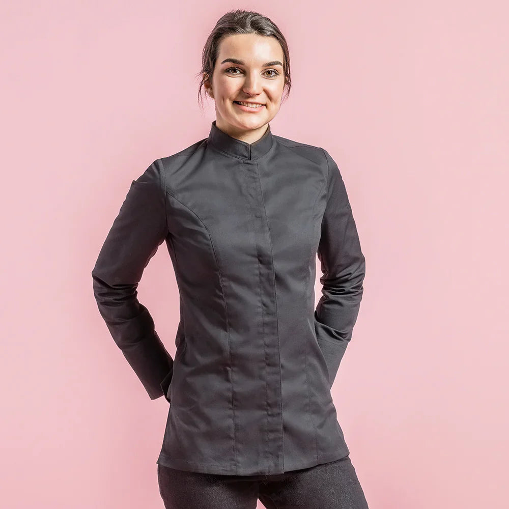 Veste de cuisine Genova    - Clement Design - Veste cuisine femme -  - La Guilde Culinaire