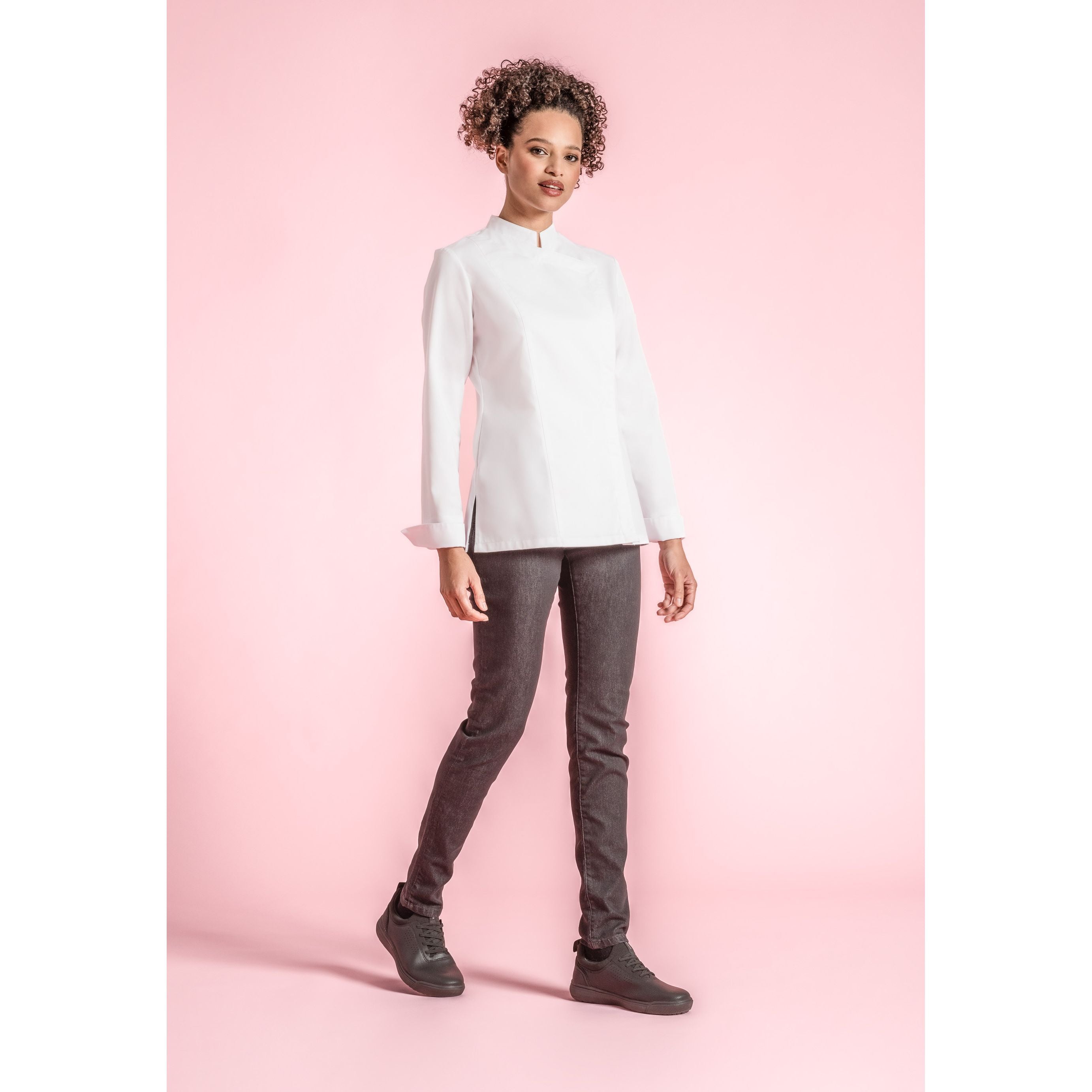 Veste de cuisine Leeds - Clement Design - Veste cuisine femme - - La Guilde Culinaire