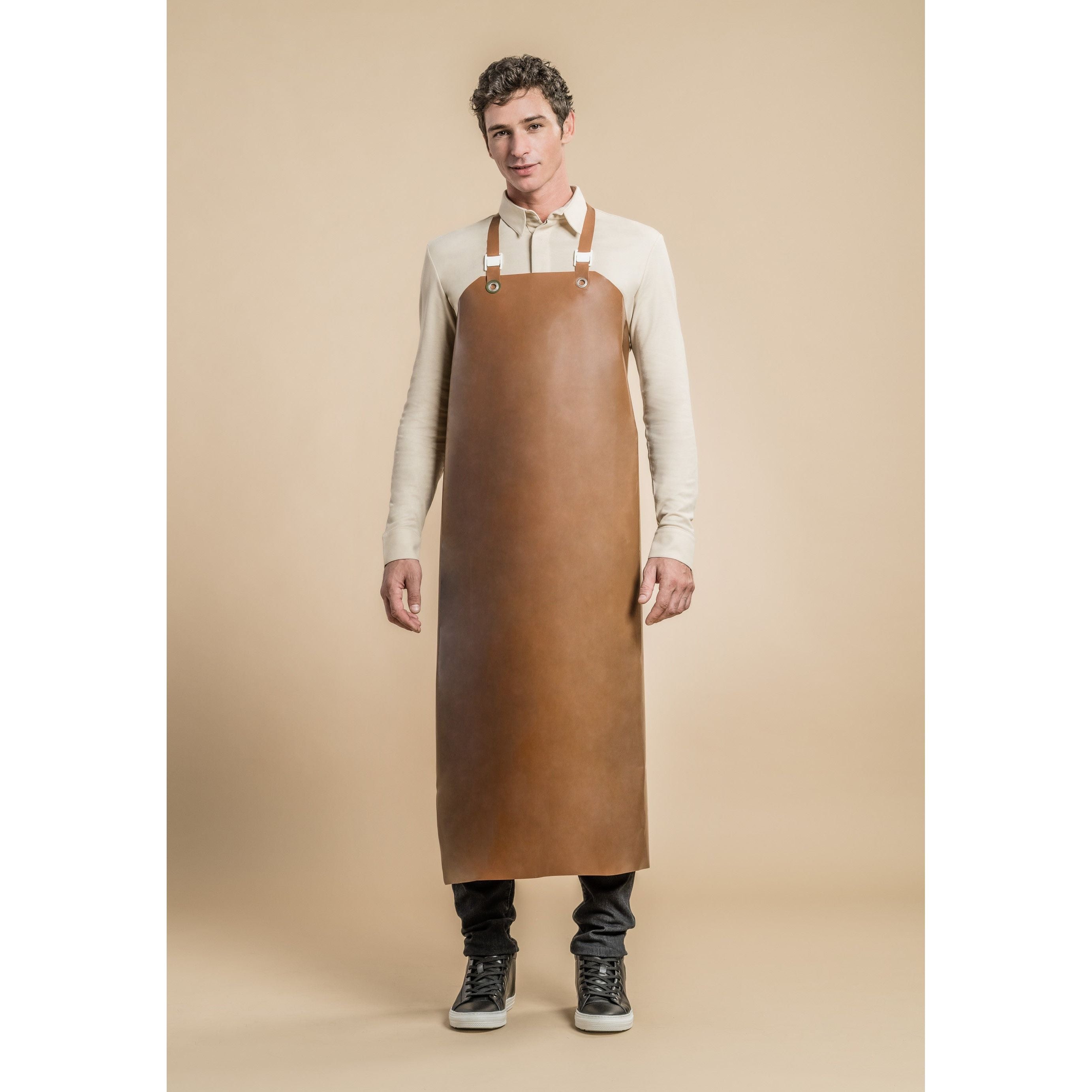 Tablier de cuisine Safran    - Clement Design - Tablier cuisine -  - La Guilde Culinaire