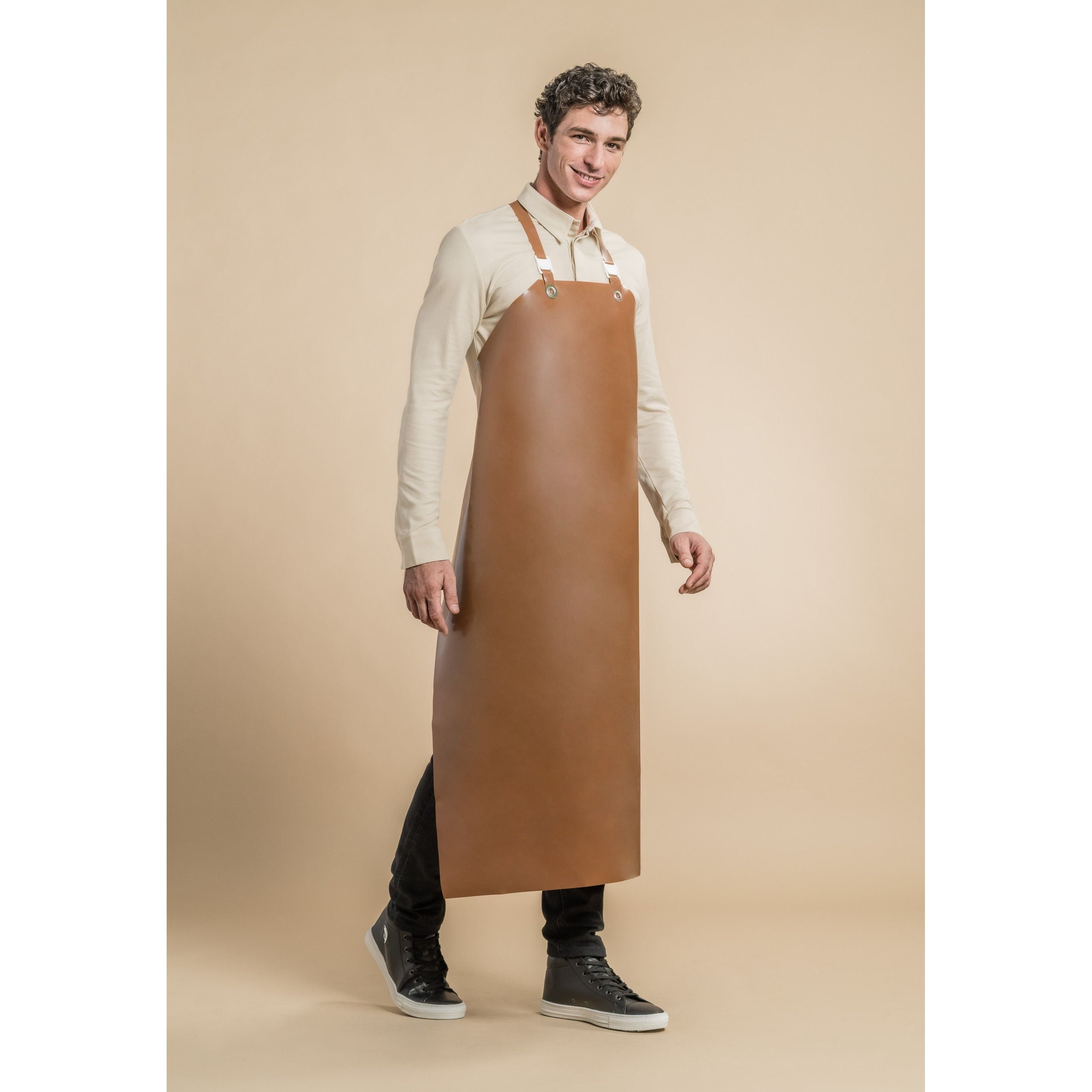 Tablier de cuisine Safran    - Clement Design - Tablier cuisine -  - La Guilde Culinaire
