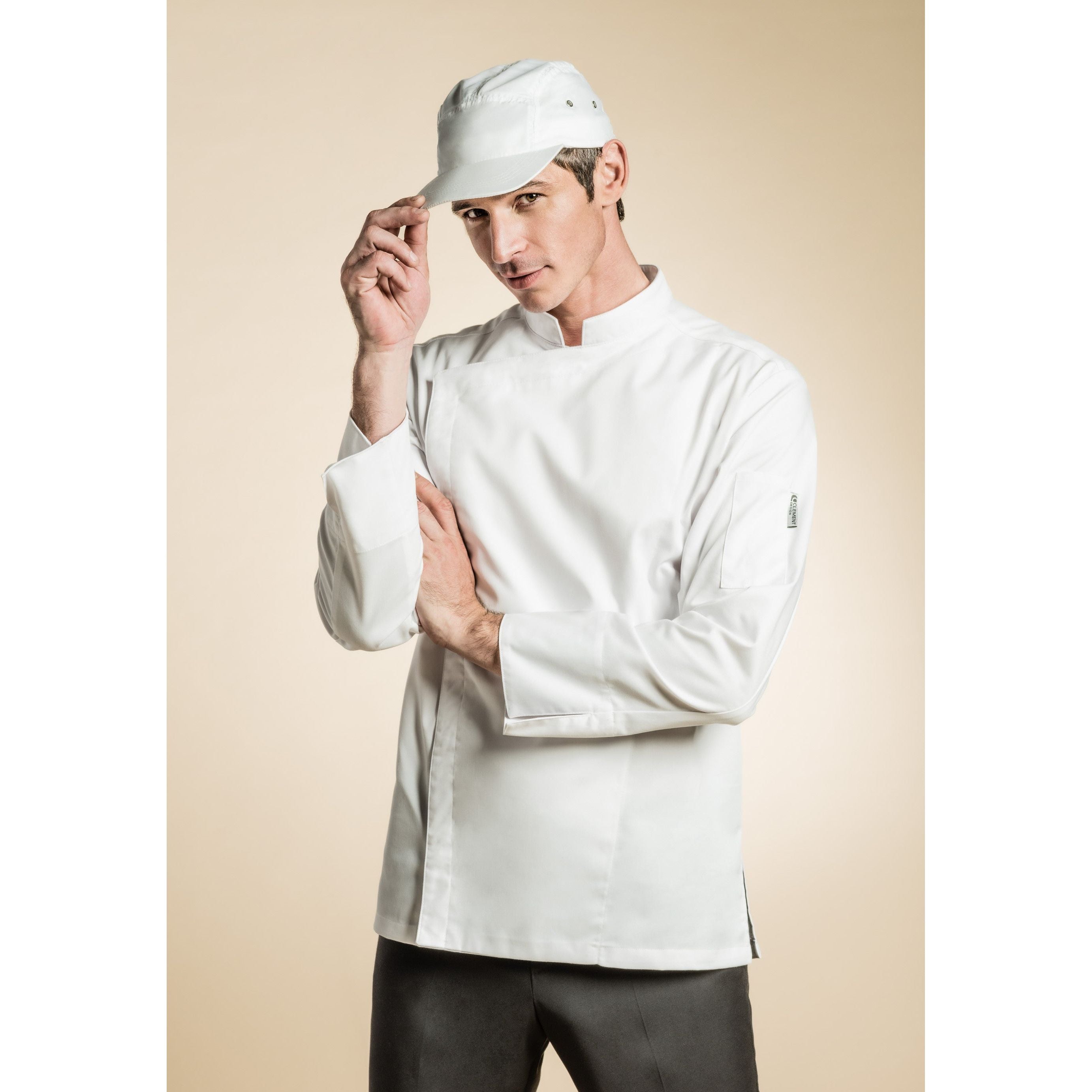 Casquette de cuisine Sarriette    - Clement Design - Toque cuisine -  - La Guilde Culinaire