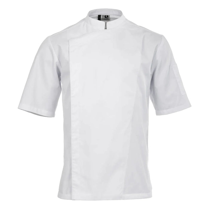 Liverpool Veste cuisine homme Clement Design Blanc Courtes XS-40/42-T00